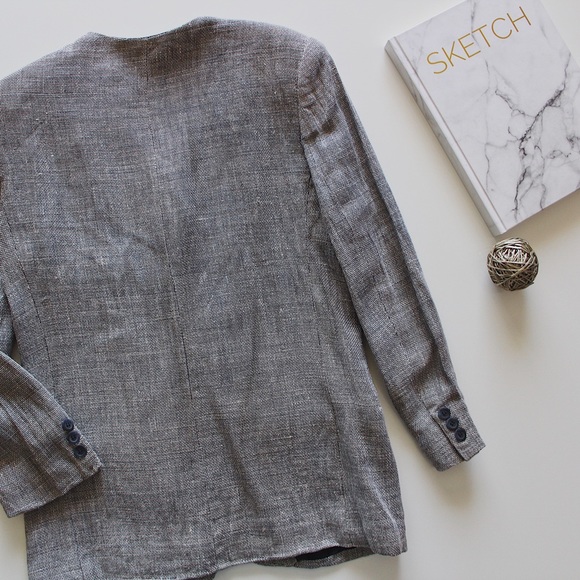 Gray blazer jacket - Picture 2 of 5